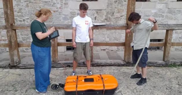 VIY GPR in Khotyn Fortress