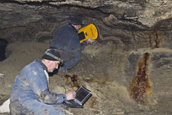 VIY GPR in cave
